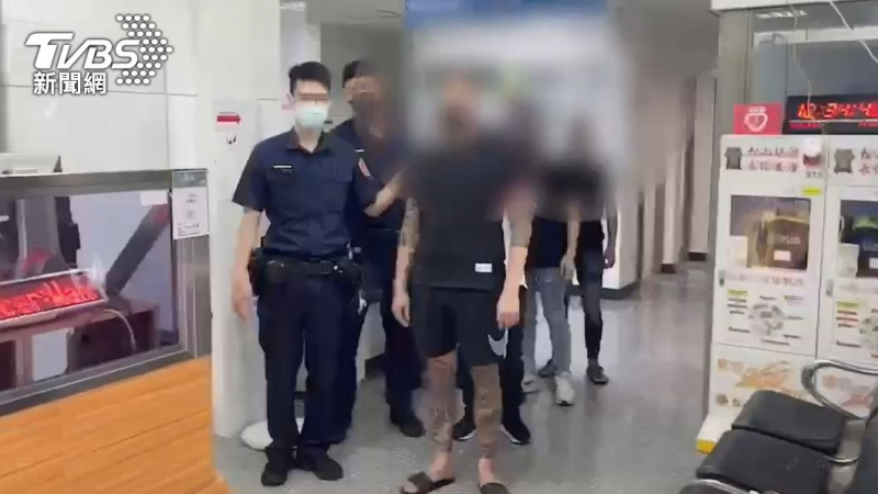 李姓男子等8人被警方移送法辦。（圖／TVBS） 真的是豬隊友！幫忙助陣誤會是仇家　砸爆友軍賓士車遭送辦