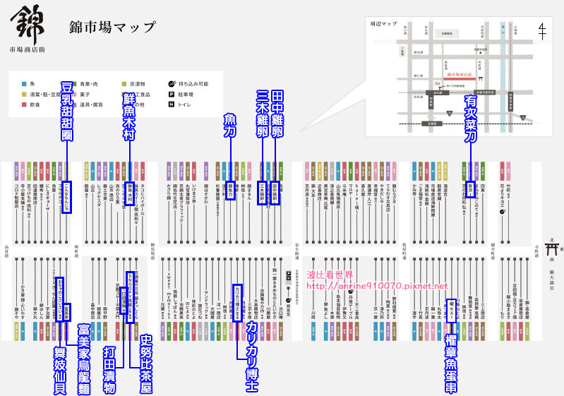 錦市場地圖2022